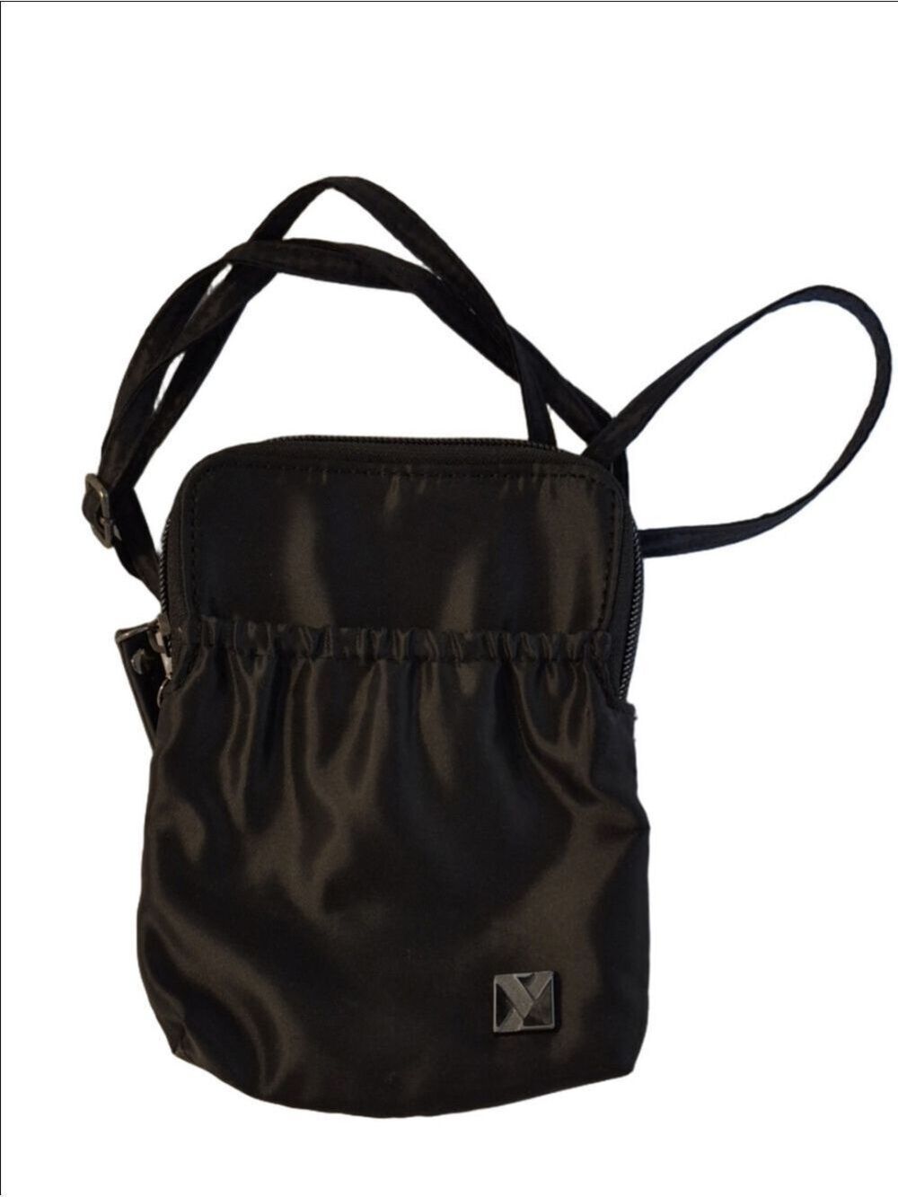 An Anti-theft Travel Organizer  Crossbody Bag With Build -In Card Slots.